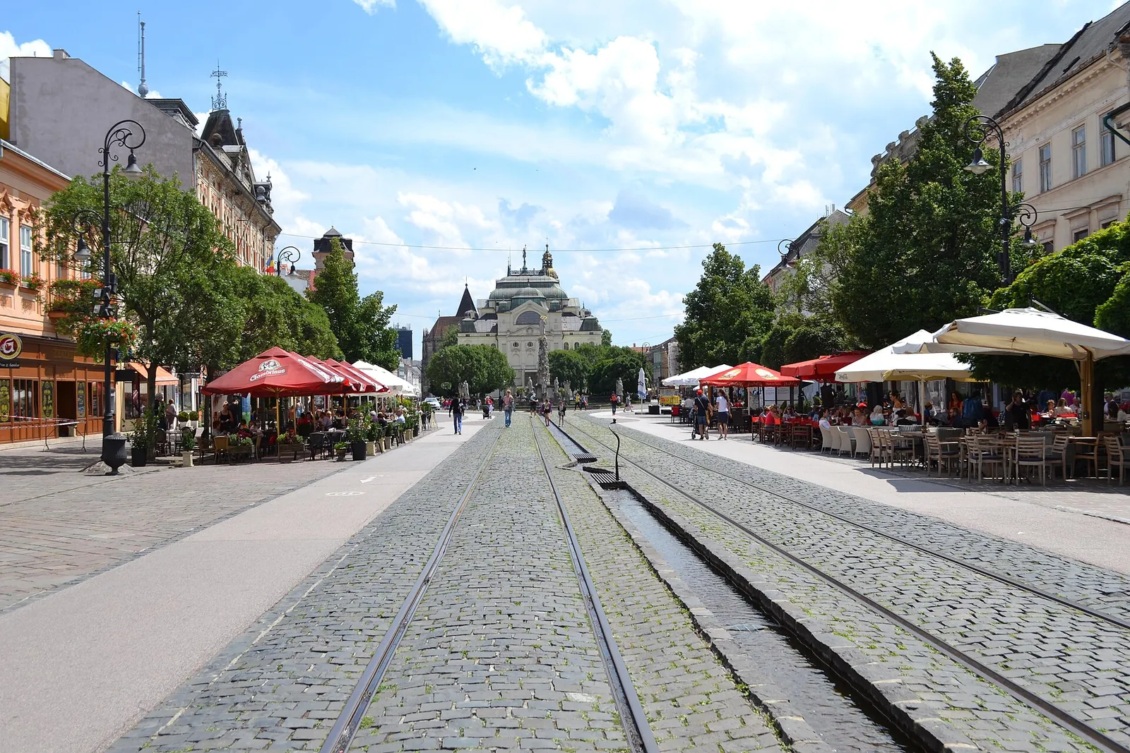 Hlavná Street in the Košice Old Town